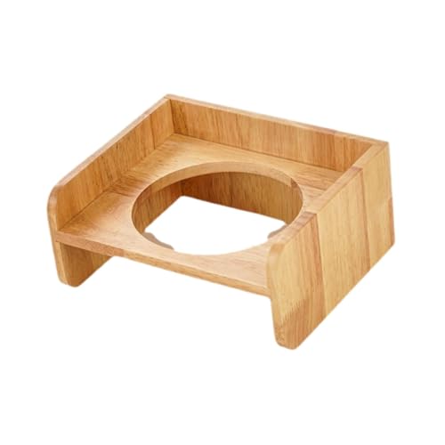 KESOTO Pet Feeder Bowl Rack Erhöhten Schüssel Regal Holz Multiuse Katzenfutter Schüssel Rack für Kitty von KESOTO