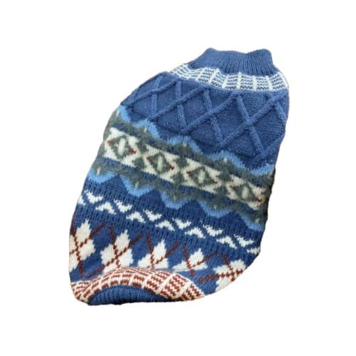 KESOTO Pullover für Haustiere, Strickmode für Hunde Und Katzen, Geschenke für Besondere Anlässe, Blue M von KESOTO