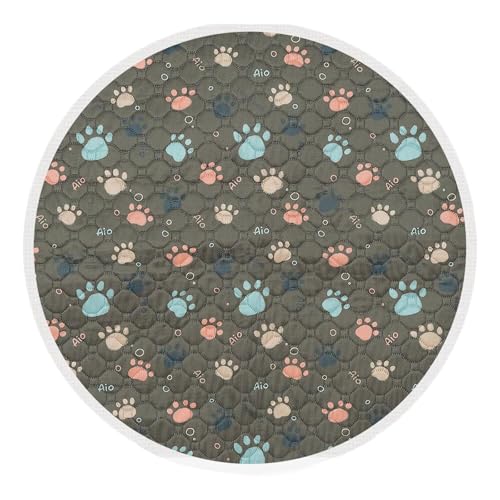 KESOTO Waschbares PIPI-Pad für Hunde, Hundematte, Hundelaufstall-Pad, Hundebett-Matte, Welpen-Pad, Töpfchen-Matte für Hunde, kleine, mittelgroße und große, Braun von KESOTO