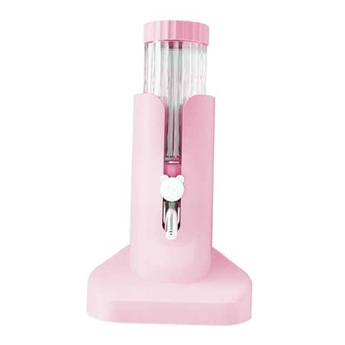 KESOTO Wassertrinkbehälter für Kleine Tiere 120 Ml, mit Basisrosa von KESOTO