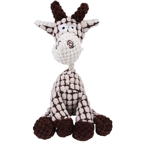 KEVGNRO Fun Pet Toy, Esel Form Kord Kauspielzeug, für Hunde Welpen Plüsch Knochen Backenzahn Hund, Spielzeug Haustier Ausbildung Hund Zubehör (Weiß) von KEVGNRO