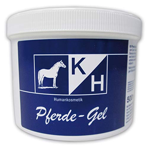 KH 500 Pferde-Gel KÜHLEND Sportgel Pflegegel kühlt & belebt, mit Kampfer Arnika Rosmarin Rosskastanie Menthol, 500 ml von K&H