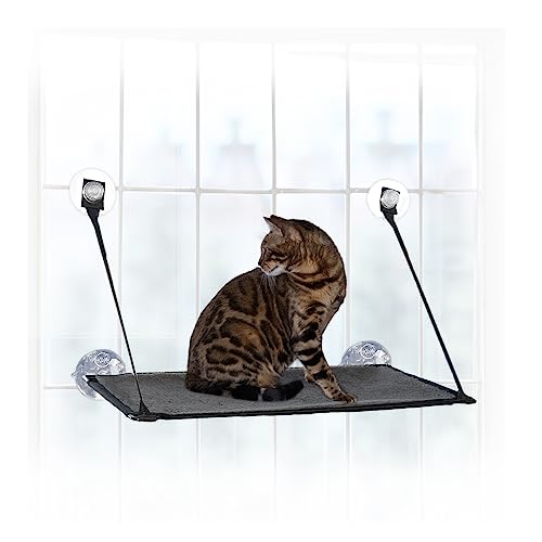 K&H 779091 EZ Easy Window Mount Kitty Sill, am Fenster zu befestigendes Katzenbett mit Einer Ebene von K&H