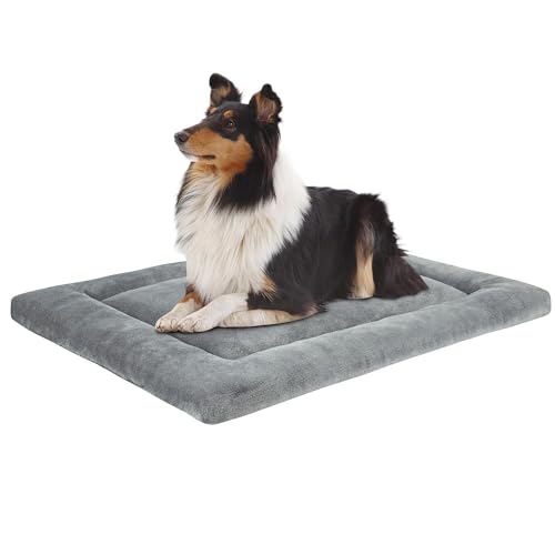 KHONSU PET Hundebett-Matte, wendbar (warm oder kühl), ultraweiche Hundehütten-Pad, gemütliche Schlafmatte für kleine, mittlere und große Hunde und Katzen, Größe L (91,4 x 61 cm) von KHONSU PET