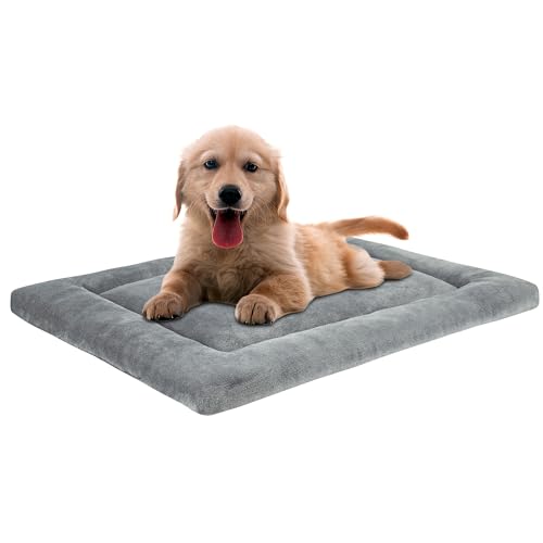 KHONSU PET Hundebett-Matte, wendbar (warm oder kühl), ultraweiche Hundehütten-Pad, gemütliche Schlafmatte für kleine, mittlere und große Hunde und Katzen (61 x 45,7 cm) von KHONSU PET