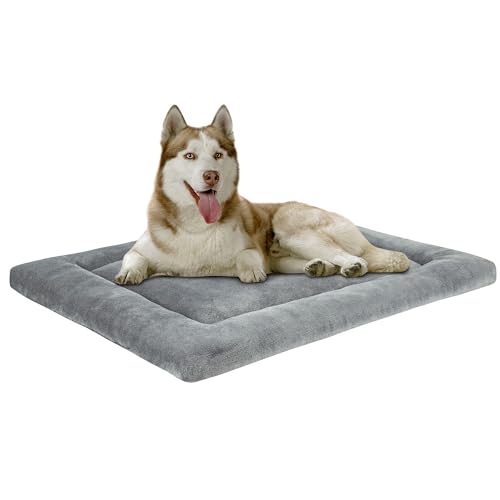 KHONSU PET Hundebett-Matte, wendbar (warm oder kühl), ultraweiche Hundehütten-Pad, gemütliche Schlafmatte für kleine, mittlere und große Hunde und Katzen (XL (106,7 x 71,1 cm) von KHONSU PET