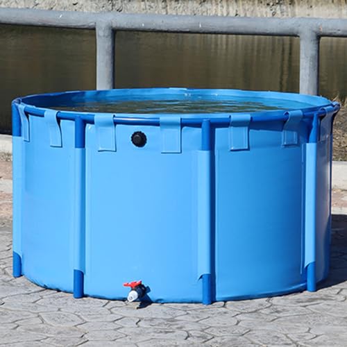 Aquarium Pool Teich Wasserdichter Plastikbeutel Pool Mit Unterstützung Multifunktions-PVC-Teiche Mit Ablassventil Faltbarer Fischteich Leinwand Kulturteich Aquarium von KHYTEBV