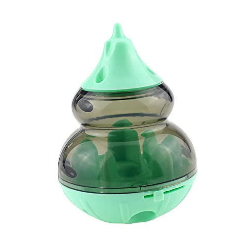 Leckerli-Spielzeug-Tumbler-Ball, Haustier-Tumbler, auslaufendes Futterspielzeug, Hunde-Puzzle-Spielzeug, Futter-Rätsel-Ball for Hunde, Leckerli-Ball for langsam fressende Haustiere, grün(Color:Green) von KHYYHA