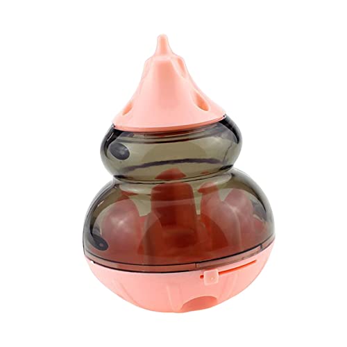 Leckerli-Spielzeug-Tumbler-Ball, Haustier-Tumbler, auslaufendes Futterspielzeug, Hunde-Puzzle-Spielzeug, Futter-Rätsel-Ball for Hunde, Leckerli-Ball for langsam fressende Haustiere, grün(Color:Rose) von KHYYHA