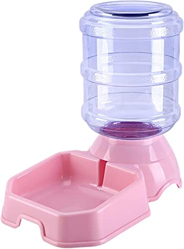 Tragbare Hundewasserflasche, automatischer Futterautomat for Haustiere, Katzen, 3,8 l, Futterspender, Hundenapf, Wasserflasche, große Kapazität, Futter- und Wasserspender for Hunde, Katzen, Haustierpr von KHYYHA