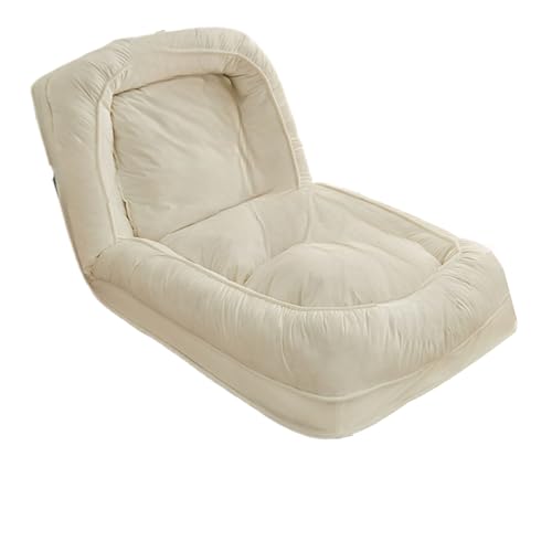 KIBONCY Dutch Velvet verstellbares Schlafsofa mit 5 Positionen, verstellbare Rückenlehne, Chaiselonge, Stuhl, Innenbereich, menschliches Hundebett für Erwachsene, für Wohnzimmer, Schlafzimmer, 78 cm von KIBONCY