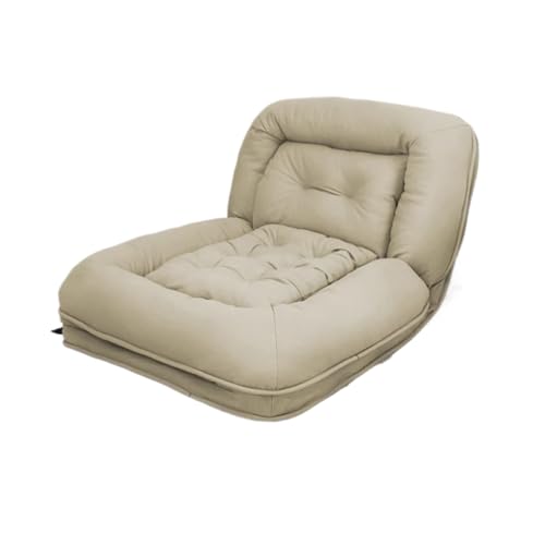 KIBONCY Sitzsack-Stuhl, Hundebett für Menschen und Erwachsene, faules Sofa, Couch, Bett, multifunktional, faltbar, getuftet, weiches Lederhaar, mit Füllung, Couchbett mit verstellbaren Büros, von KIBONCY