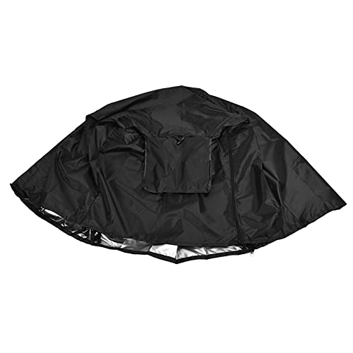 124,5 X 84 X 79 cm Haustierkäfig-Abdeckung, Abdeckung, Wasserdichter Sonnenschutz, Hunde-Drahtkisten-Gehäuse, Abdeckungen, Staubdicht, Tier für OutdoofBlack (Black) von KIMISS