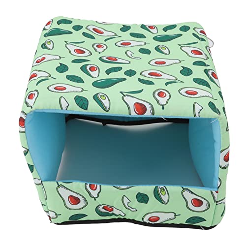 Avocado-Kaninchen-Igel-Meerschweinchen-verstecktes Katzenklo- – Gemütliches Baumwollbett für Kleine Haustiere, für Hamster und Kleintier-Toiletten (25 * 20 * 15CM) von KIMISS