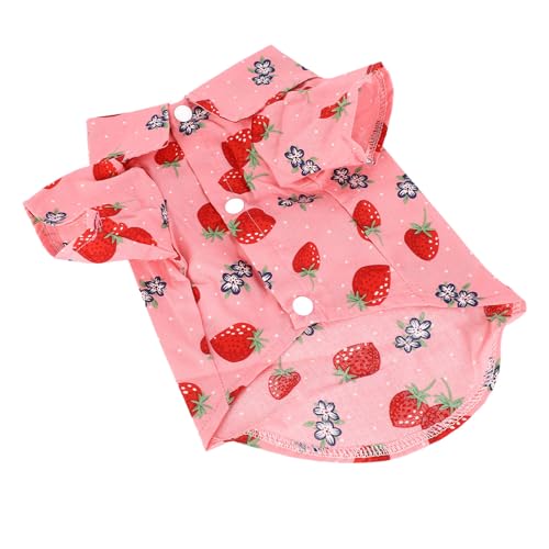 Haustier-Sommerhemd Im Obst-Stil – Bezauberndes, Leichtes Frühlingsoutfit für Hunde und Katzen – Coole Baumwollbekleidung für Kleine Haustiere – für Warmes Wetter und Zum Haustier-Sommerhemd Im Obst-Stil – Bezauberndes, Leichtes Frühlingsoutfit für Hunde und Katzen – Coole Baumwollbekleidung für Kleine Haustiere – für Warmes Wetter und Zum von KIMISS