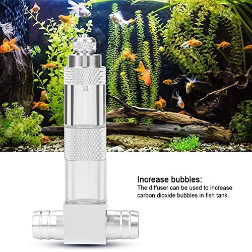 KIMISS Hocheffizienter Externer CO2-Diffusor für Aquarien – Hervorragende Zerstäubung, Idealer Ersatz für Diffusionseimer, Einfache Installation (Innendurchmesser 12 mm Mit Bubbler) von KIMISS