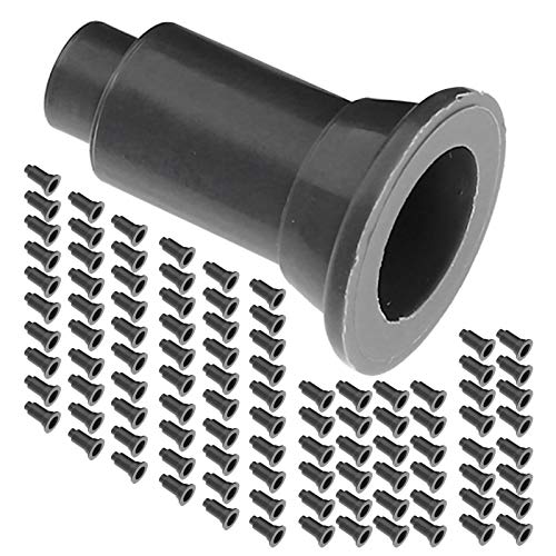 KIMISS Multifunktionale Aquarium-Bodenfilterplatten-Stützfüße, 100er-Pack Isolationsplattenstifte für Aquarien (Black) von KIMISS