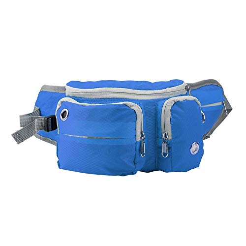 KIMISS Outdoor-Hundetasche für das Hundetraining für Leckerlis – Verstellbare Haustier-Trainingstasche für Spaziergänge und Trainingszubehör (Blue) von KIMISS