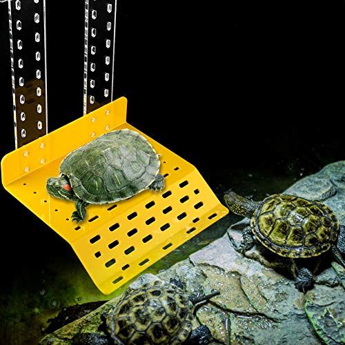 KIMISS Schildkröten-Aalplattform für Aquarien – Schwimmdock für Reptilien und Wasserschildkröten – UV-beständig, Süß- und Salzwassertanks von KIMISS