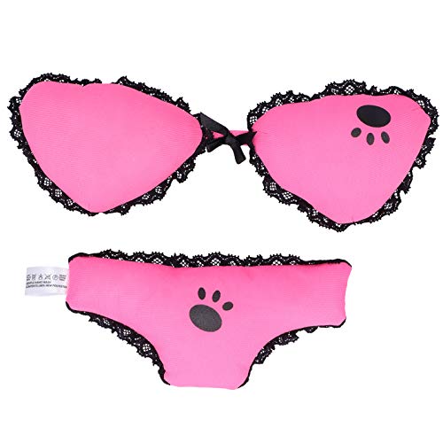 Niedliches Hundespielzeug-Set Im Bikini-Stil – Quietschendes Plüschspielzeug für Hunde – Lustiges Haustier-Spielzubehör – Ideal für Kleine Bis Mittelgroße Hunde – Perfektes von KIMISS