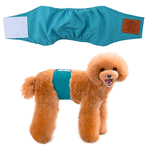 Physiologische Haustierhose für Hunde – Bequeme und Stilvolle Hundewindeln mit Anti-Belästigungs-Design – Sicher und Geschützt für Kleine Hunde (M) von KIMISS