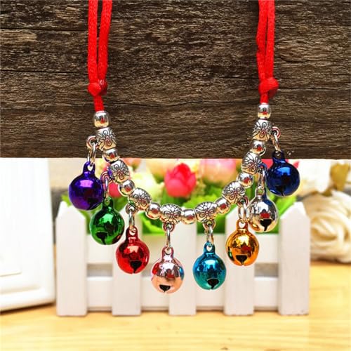 KINSPON Halsband für Hunde und Katzen, Glöckchen, verstellbare Glöckchen, Halskette, Anti-Lost, tibetisch, tibetischer Stil von KINSPON