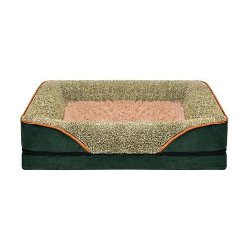 KINSPON Haustierbett mit abnehmbarem Kissen, weicher Griff, schönes Bett, Hundekorb, Hundesofa, abnehmbares Kissennest von KINSPON