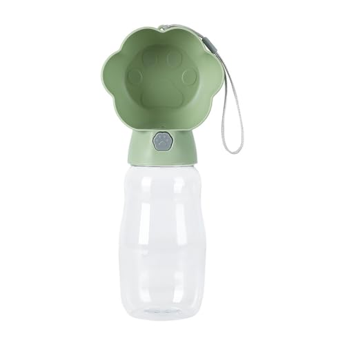 KINSPON Pet Water Bottle Bowl Water Container Go Out Outdoor Trinkbecher 530ml Trinkspender Wasserbehälter von KINSPON