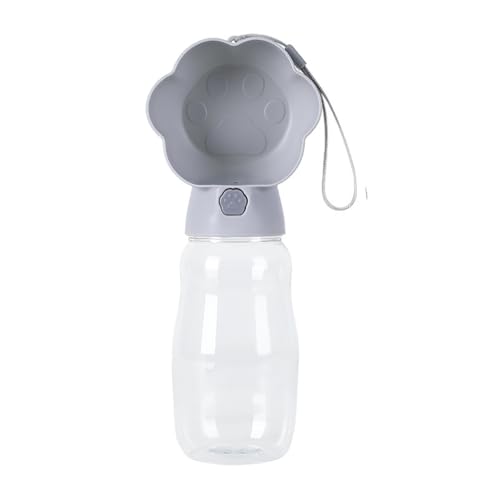 KINSPON Pet Water Bottle Bowl Water Container Go Out Outdoor Trinkbecher 530ml Trinkspender Wasserbehälter von KINSPON