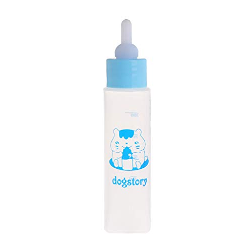 KINTRADE Pet Milchflasche 30ml Silikon Nippel Kleintier Fütterungswasser Hamster Eichhörnchen Blau von KINTRADE