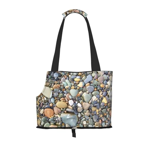 Pebble Stone Tragetasche für kleine Hunde, Schultertasche für Haustiere, tragbare Tragetasche für Hunde und Katzen von KIROJA