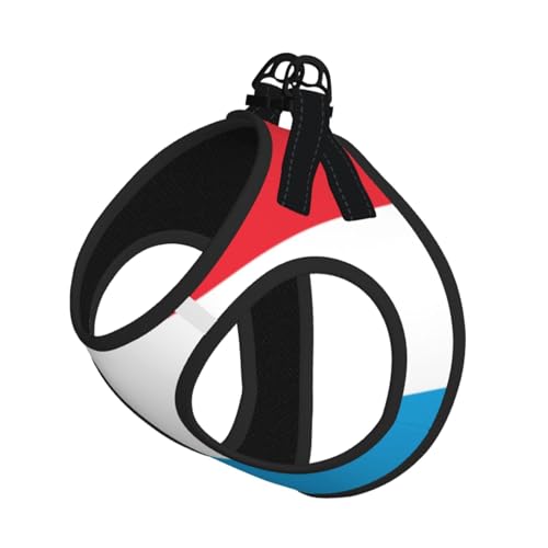 Hundegeschirr Flagge Luxemburg, ausgestattet mit reflektierenden Riemen und Schnellverschluss-Schnallen, geeignet für kleine Katzen und Hunde Hundegeschirr Flagge Luxemburg, ausgestattet mit reflektierenden Riemen und Schnellverschluss-Schnallen, geeignet für kleine Katzen und Hunde von KIRROWE