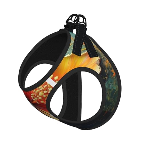 Wall Flowers Hundegeschirr, ausgestattet mit reflektierenden Riemen und Schnellverschluss-Schnallen, geeignet für kleine Katzen und Hunde Wall Flowers Hundegeschirr, ausgestattet mit reflektierenden Riemen und Schnellverschluss-Schnallen, geeignet für kleine Katzen und Hunde von KIRROWE
