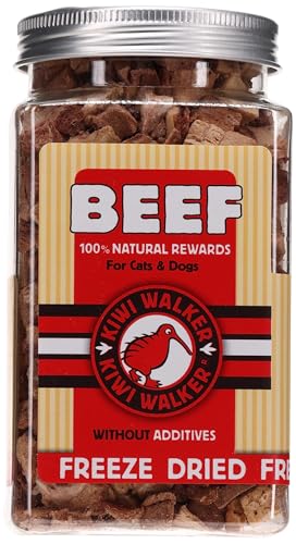 KIWI WALKER Gefriergetrocknete Leckerlis für Hunde | Geschmacksmix (1 Packung, Rindfleisch) von KIWI WALKER