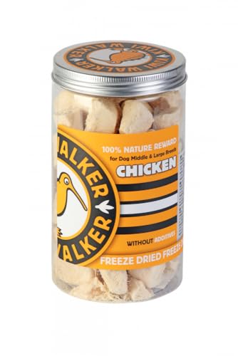 KIWI WALKER Gefriergetrockneter Leckerbissen für Hunde | Ente oder Huhn (115g, Ente) von KIWI WALKER