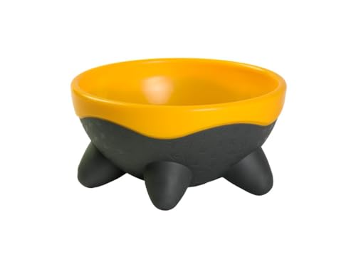 KIWI WALKER UFO Bowl | Haustiernapf | langlebiges Material (Orange) von KIWI WALKER