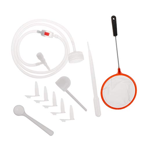 Sole-Garnelen-Eier-Brutkasten-Set, Artemia-Eier, Inkubator für Aquarium, 9-teiliges Set, Netzflaschenadapter und Röhrchen, Sco Eggs Inkubator Hatcher von KJDKNC