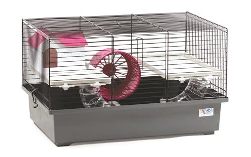 KK SHOPPING Versandhandel Klaus Kolodzie Mäusekäfig Hamsterkäfig Nagerkäfig 49x32,5x29cm mit Zubehör von KK SHOPPING Versandhandel Klaus Kolodzie