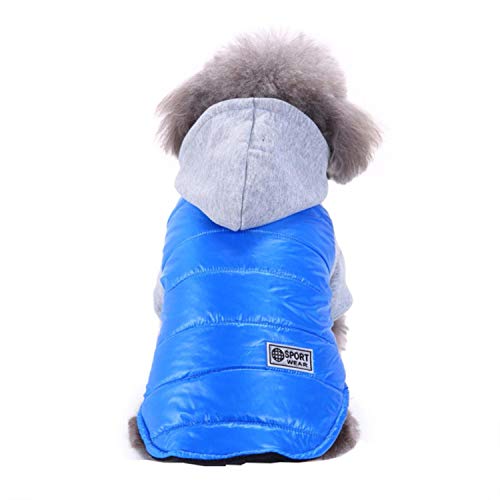 Haustier Hund Katze Winterjacke Hund Hoodies Kleidung Baumwolle Overalls Welpenmantel Kleidung Kleidung für Hunde Kostüm Haustier Outfits Unisex #M von KKDIY