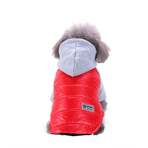 Haustier Hund Katze Winterjacke Hund Hoodies Kleidung Baumwolle Overalls Welpenmantel Kleidung Kleidung für Hunde Kostüm Haustier Outfits Unisex #M von KKDIY