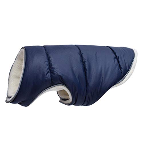 KKDIY 6XL Winter Reflective Fleece Pet Jacket Warme Hundekleidung Mantel für kleine mittelgroße Welpen Hündliche Bequeme Haustier Hund Kleidung Weste von KKDIY