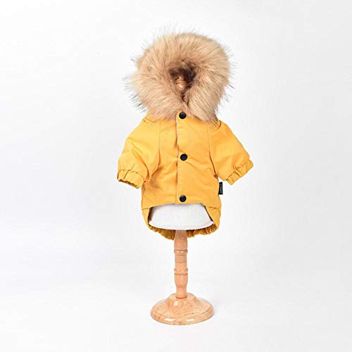 KKDIY Haustier Hund Warmer Wintermantel Chihuahua Mops Hundekleidung für kleine mittelgroße Hunde Schnauzer Haustier Welpenmantel Daunenjacke Kleidung von KKDIY