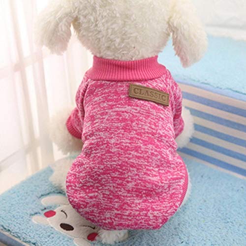 KKDIY Hundekleidung Chihuahua für kleine Hunde Kleidung Haustierkleidung Jacke Pullover Mantel Soft Classic Fashion von KKDIY