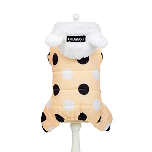 KKDIY Hundekleidung Wintermanteljacke für kleine Hunde Hoodies Haustierkleidung Welpen Outfits Warme Chihuahua Hundekleidung von KKDIY