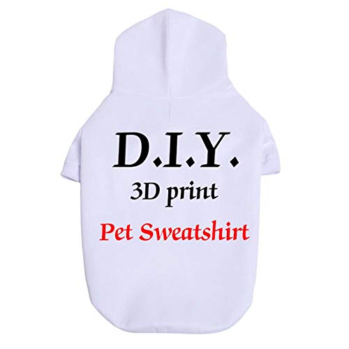 KKDIY Mode 3D-Druck benutzerdefinierte Hund T-Shirt Haustier Hund Sweatshirt Personalisierte Design to Drop Versand und Großhandel S-6XL für große Hunde von KKDIY