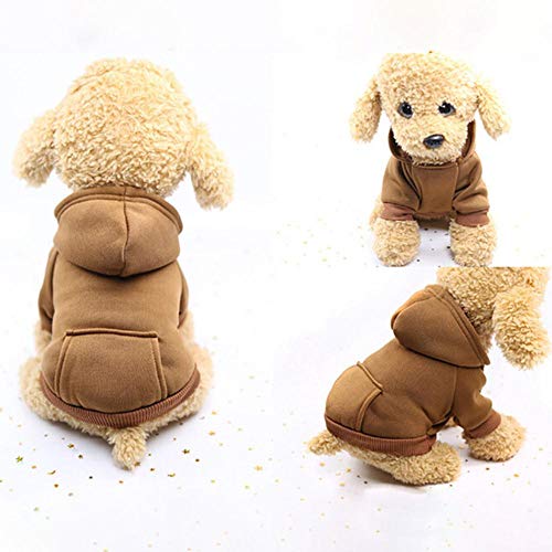 KKDIY Niedlicher Druck Hundekleidung Hundekleidung Hundekleidung für kleine Klassiker Hunde Winter warm Ropa Perro Pequeno Ubranko Dla Psa von KKDIY