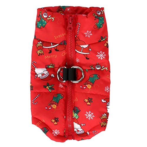 KKDIY Weihnachtswelpe Big Dog Coat Jacke für kleine große Hunde wasserdichte Haustierhundekleidung für Bulldogge Pitbull Kleidung ubranka dla psa von KKDIY