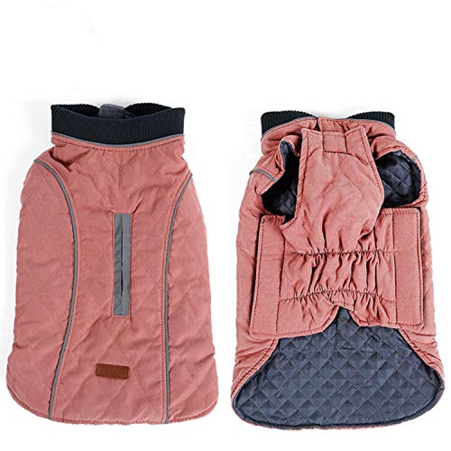 KKDIY Winter Warm Pet Dog Jacke Weste Reflektierende Kleidung für kleine mittelgroße Hunde Welpen Outfits Pet Coat French Bulldog Kleidung von KKDIY