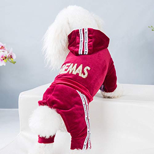 Mode Haustier Hund Kleidung für Hunde Letter Print Mantel Hoodie Sweatshirt Kleine Hund Kleidung Cartoon Haustiere Kleidung Bodysuit von KKDIY