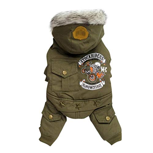 Mode Kleidung für kleine mittlere Hunde Winter warme Welpen Haustier Hund Mantel Jacke Kapuze Chihuahua Overalls Kleidung für Hunde von KKDIY